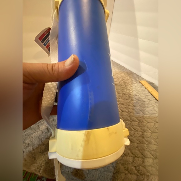 VINTAGE Cool Baby Tube Cooler Insulated Sling CAN CARRIER Hard Plastic w/Clip - Picture 5 of 8